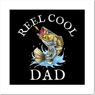 REEL COOL DAD Fathers Gift Posters and Art